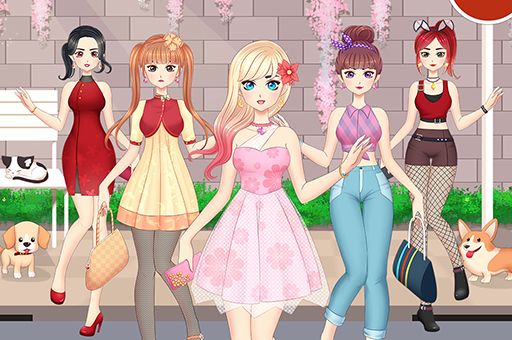 Anime Girls Dress Up Game